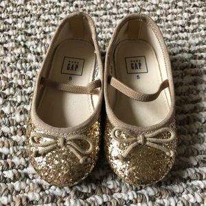 Gap Gold Glitter Shoes